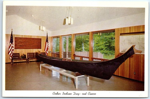 Cedar indian dug out - cedar,