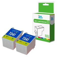 2 Tri-Colour Ink Cartridge For Epson Stylus C62 CX3200