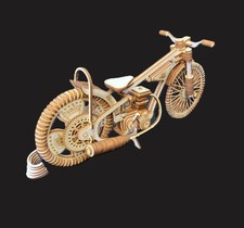 Laser Cut Wooden Jawa Speedway Race Bike 3D Model/Puzzle Kit
