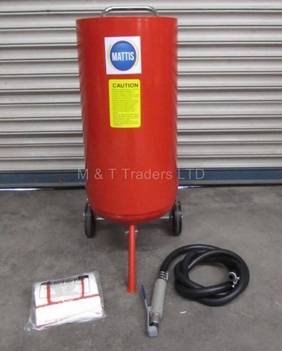 Sand blast grit pot portable - sand,