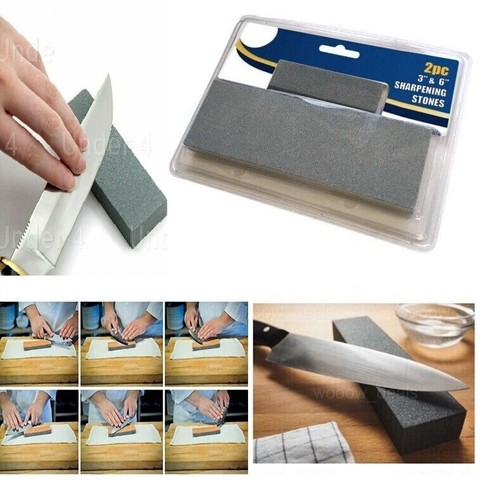 Knife sharpening stone double - knife,