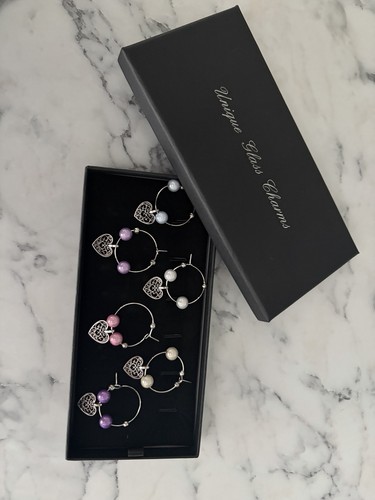 Wine glass charms set - charms, of