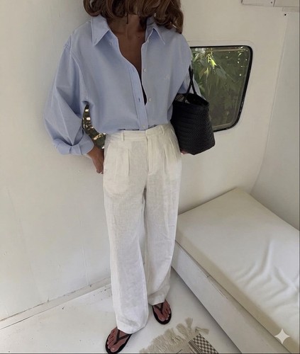 Zara linen trousers - zara,
