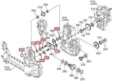 Rear Axle Repair Parts Fits