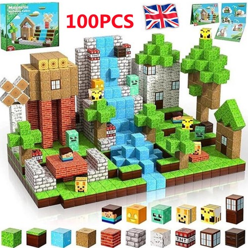 100pcs minecraft magnetic - 100pcs,