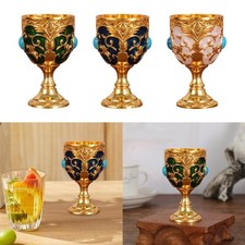 Vintage Medieval Goblet Glass Gifts Wedding Handmade Anniversary Vintage Zinc