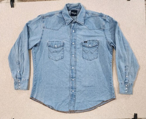 Vintage wrangler pearl snap - pearl,