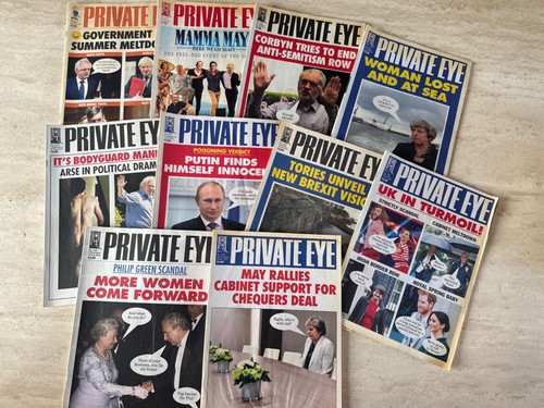 Private eye magazines - eye, joblot