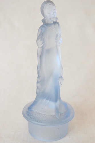 Art deco frosted blue - art,