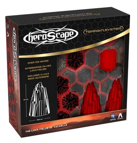Heroscape lava fields - heroscape,