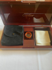 Cartier Travel Set – Walnut Box, Loupe, Suede Watch Pouch & Cleaning Cloth