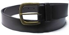 Faux Leather Belt Men Brown