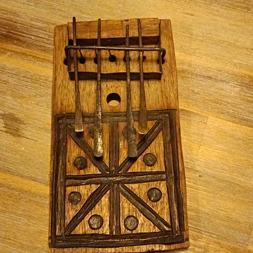 Wooden kalimba thumb piano - wooden,