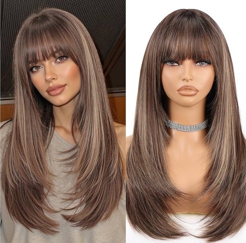 Wig human hair blend - wig,