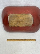 antique dough bowl wooden