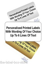 Printed Personalised Mini Self Adhesive Return Address Labels