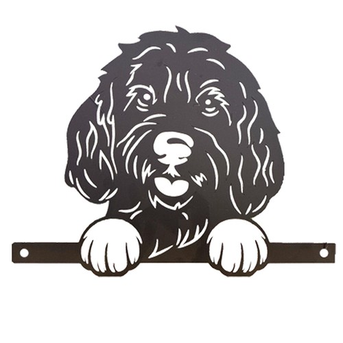 Metal cockapoo fence - metal,