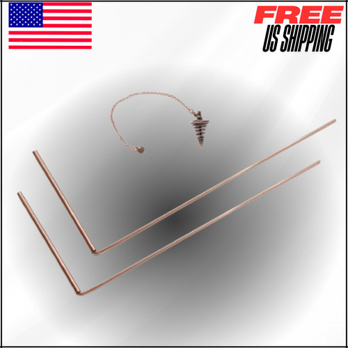 Pure copper dowsing rods - pure,