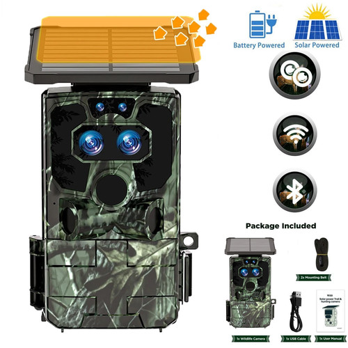 Solar trail camera - trail, 4k