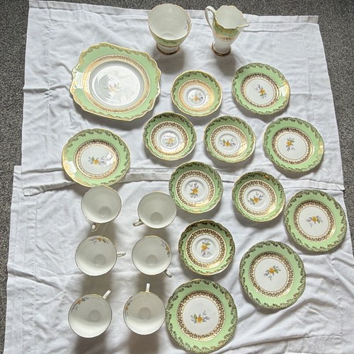 Gladstone bone china green - gladstone,