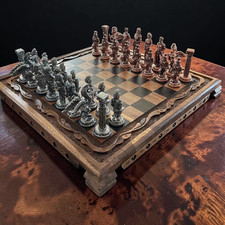Antique Chess Set Handmade