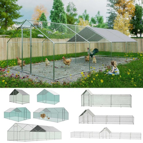 Foxhunter chicken run cage - run,