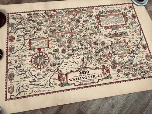 Vintage esso plan watling - vintage,