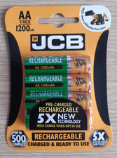 JCB AA Rechargeable Batteries