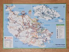 Malta Public Transport Map