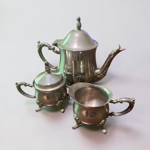Vintage silver plated tea set - vintage,