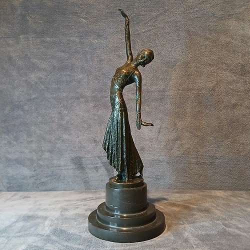 Bronze art deco nouveau - bronze, deco/nouveau