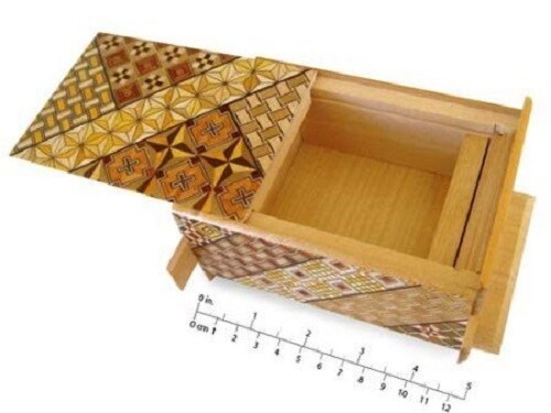 Japanese yosegi puzzle box - japanese,