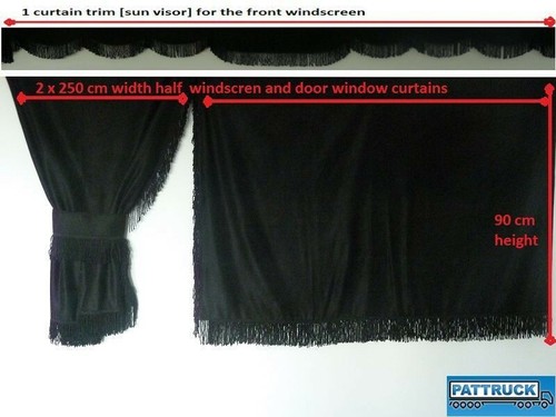 Truck side curtains - side,