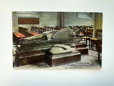 Antique Postcard - Strongbow's Tomb, Christchurch Cathedral, Dublin