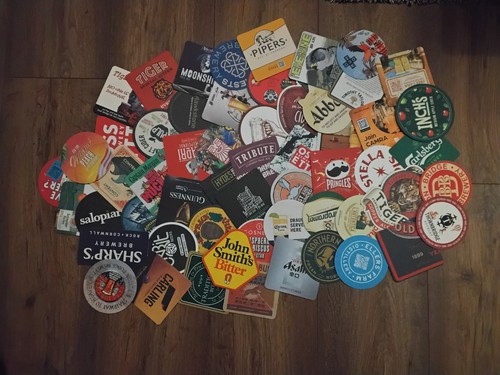 Assorted beer mats - 40,