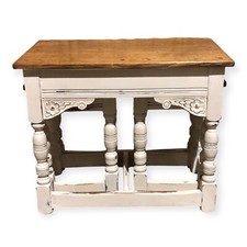 Handsome Vintage Carved Oak