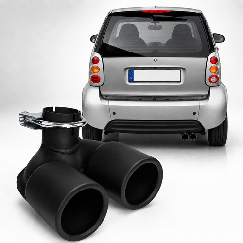 Black exhaust tip - black,