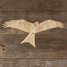 10x Wooden Soring Red Kite