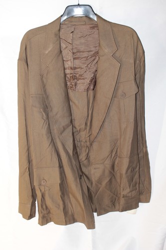 Men khaki safari blazer - men’s,