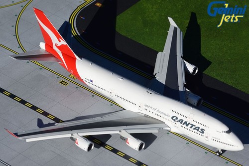 Qantas boeing 747 - qantas, flaps