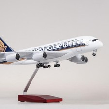 Extra Large Singapore Airlines Airbus A380 Aircraft Model Plane Toy Gift - 1/160