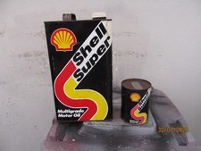 VINTAGE   SHELL SUPER CANS 