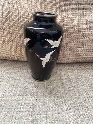 Beautiful cloisonné vase with - beautiful,