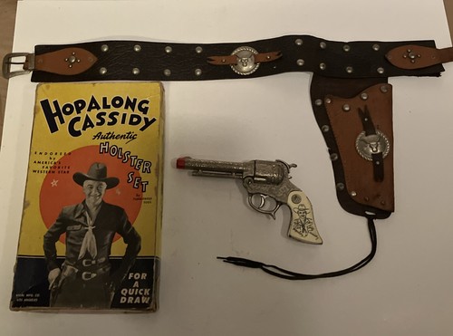 Hopalong casssidy toy cap gun - hopalong,