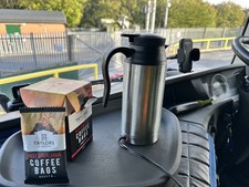 24/12v Truck Or Car Electric Quick Kettle (10 mins In Volvo!) Auto Shut Off. New