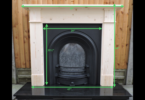 Fireplace surround made - fireplace, to
