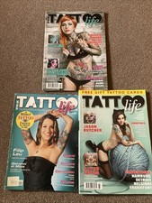 Tattoo Life Magazine x3. Issues 35,77,78