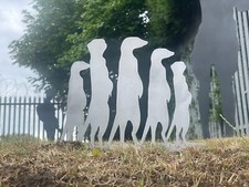 Meerkat Silhouette - Laser Cut From 2 mm Mild Steels - Garden Wall Art
