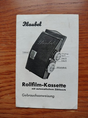 Plaubel original instruction - plaubel,