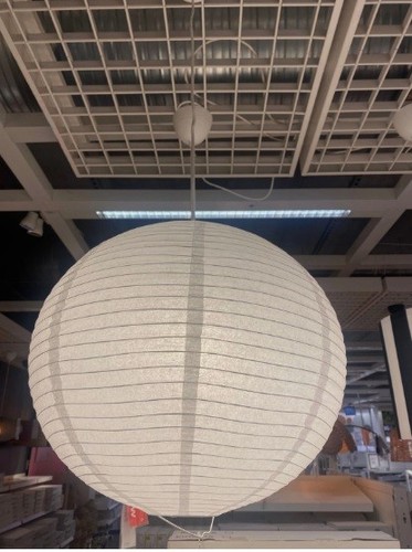 White paper lampshade ceiling - paper,
